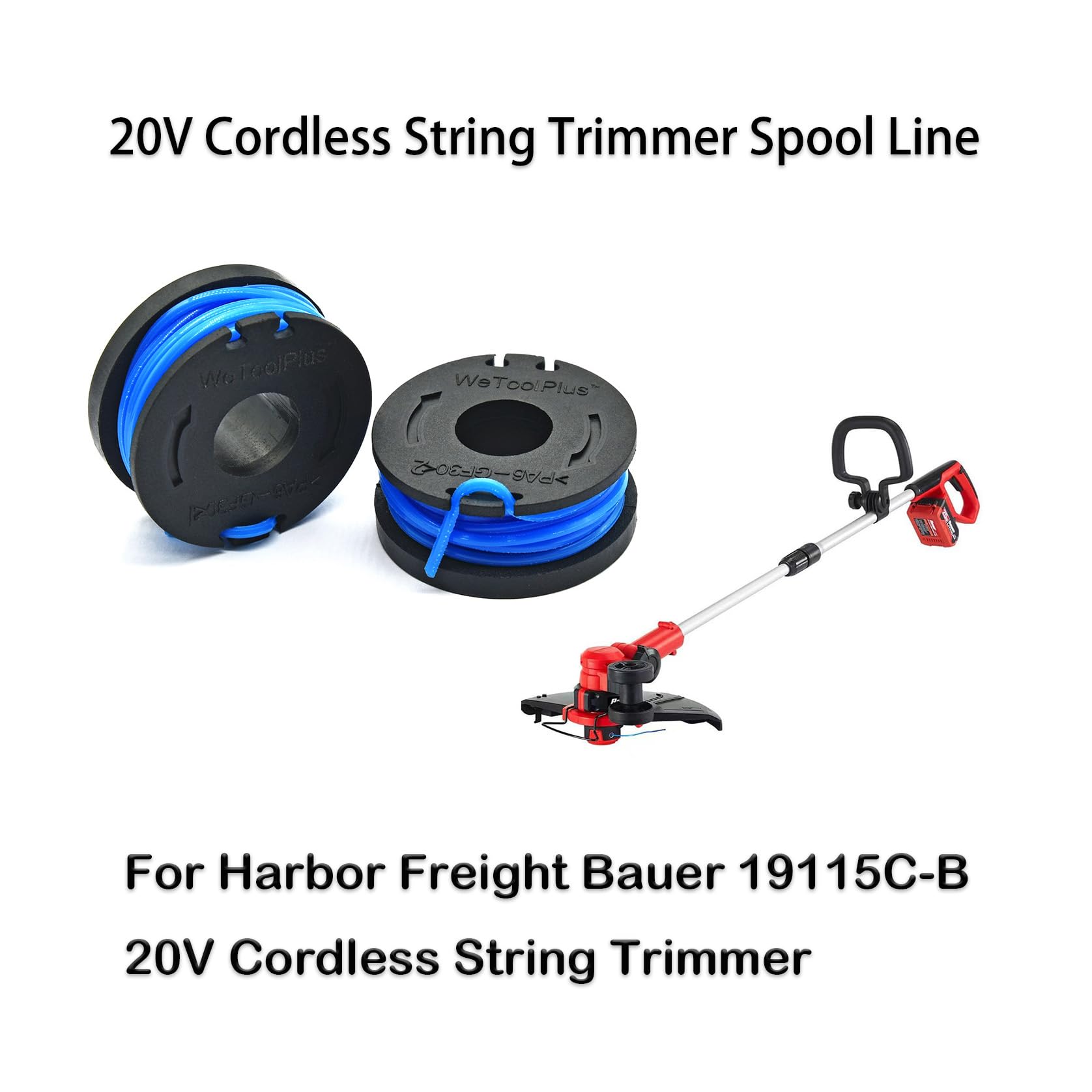 Gardening Tools Harbor Freight - 3 Spool and 1 Cover Replacement