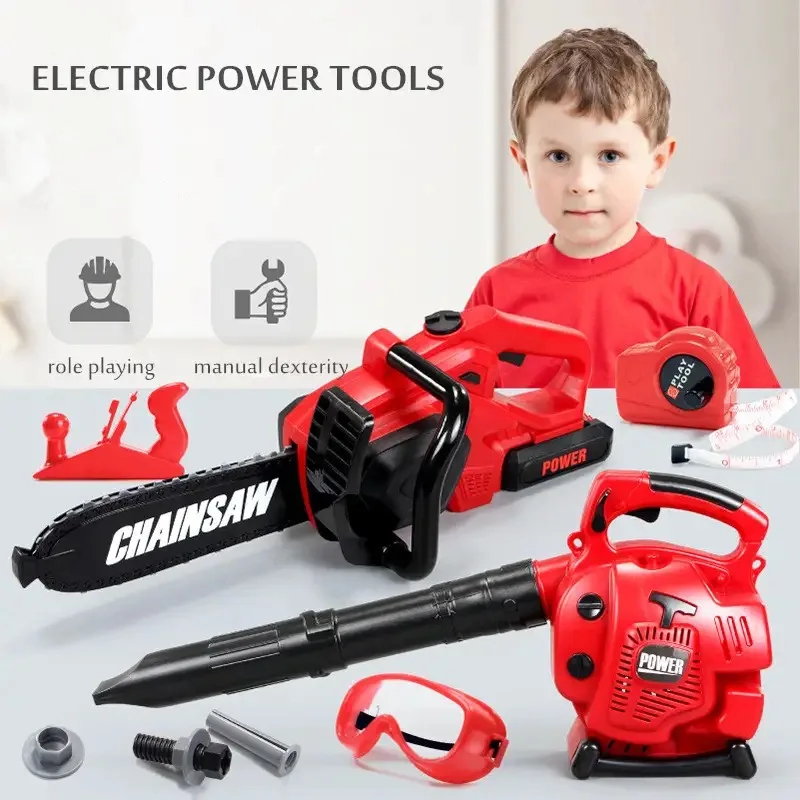 Gardening Tools For 3 Year Old - Large Size Children Electronic Toys Chainsaw