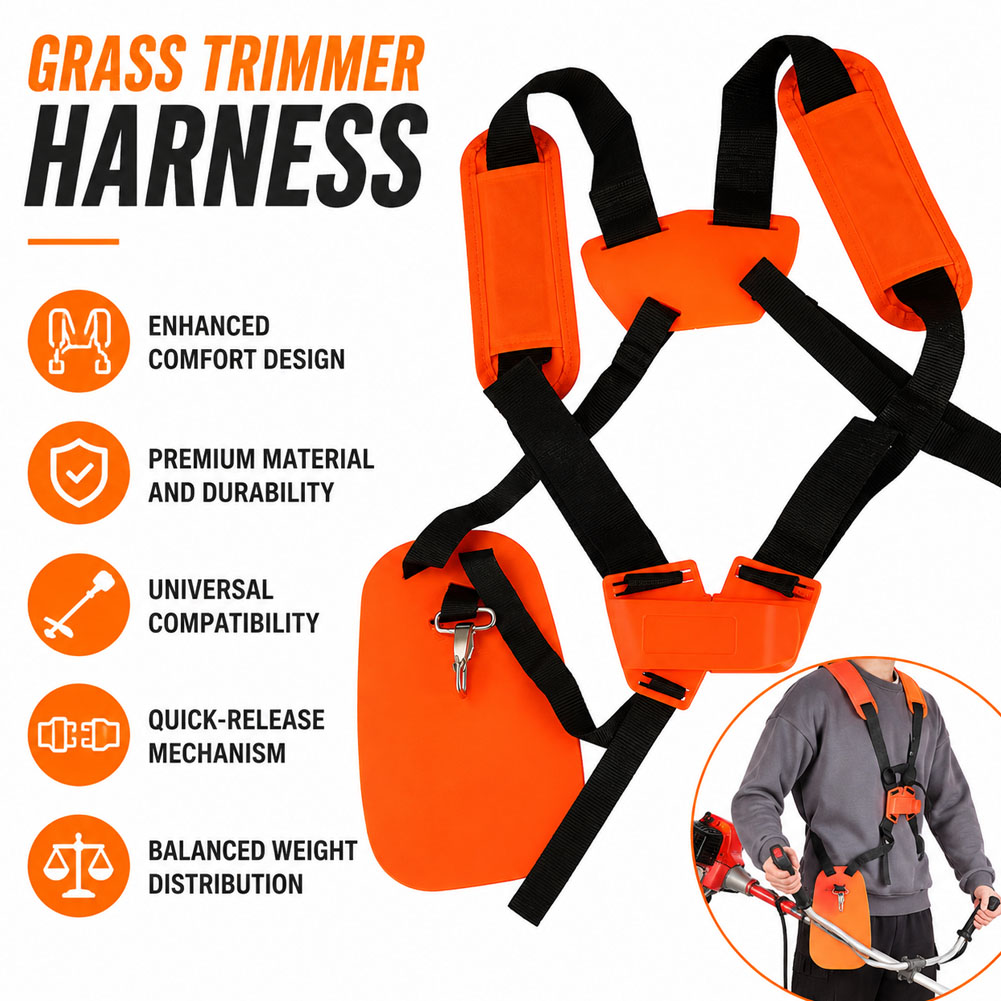 Gardening Tools Basic - Double Shoulder Strap Lawn Mower Harness