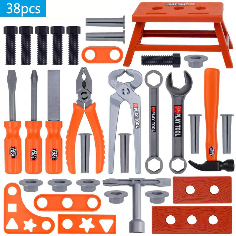38pcs/39PCS/42PCS Toy Tool Box - Gardening Tools For 3 Year Old ulasan dan harga