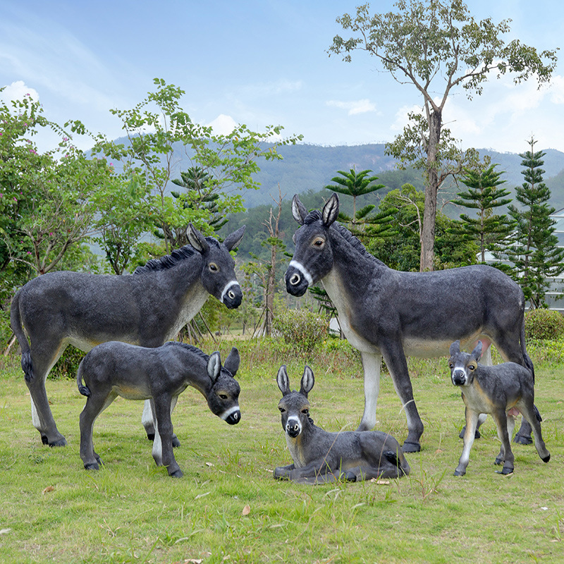 FRP simulation donkey sculptur - Gardening Tools Sketch ulasan dan harga