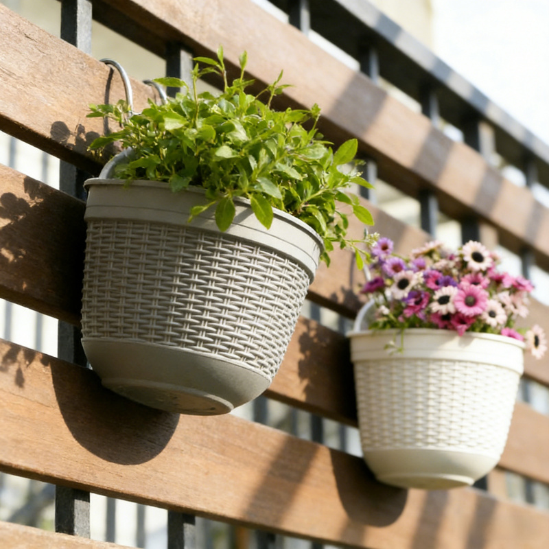 Balcony Decoration Semi-Circul - Vertical Wall Planter ulasan dan harga