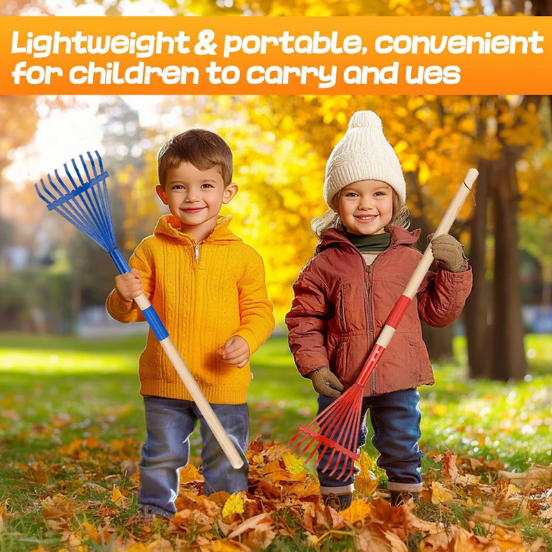 Children'S Rake with Hardwood  - Gardening Tools For 3 Year Old ulasan dan harga