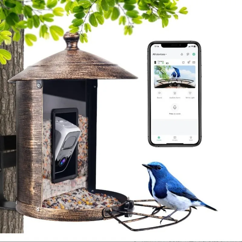 AI intelligent bird feeder wit - Gardening Tools Definition ulasan dan harga