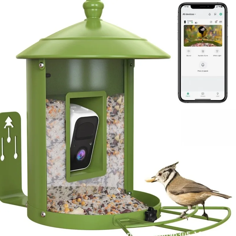 AI intelligent bird feeder wit - Gardening Tools Definition ulasan dan harga