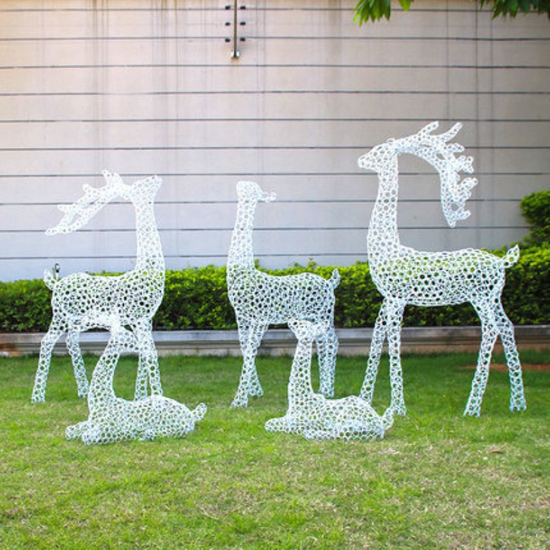 Lawn outdoor hollow sika deer  - Gardening Tools Sketch ulasan dan harga