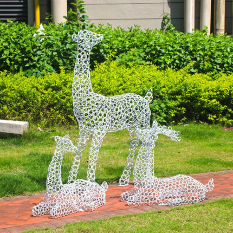 Lawn outdoor hollow sika deer  - Gardening Tools Sketch ulasan dan harga