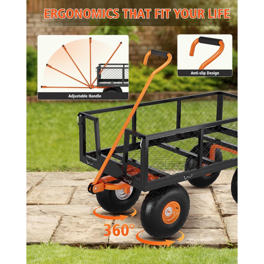 500 LBS Heavy Duty Steel Garde - Gardening Tools Images ulasan dan harga