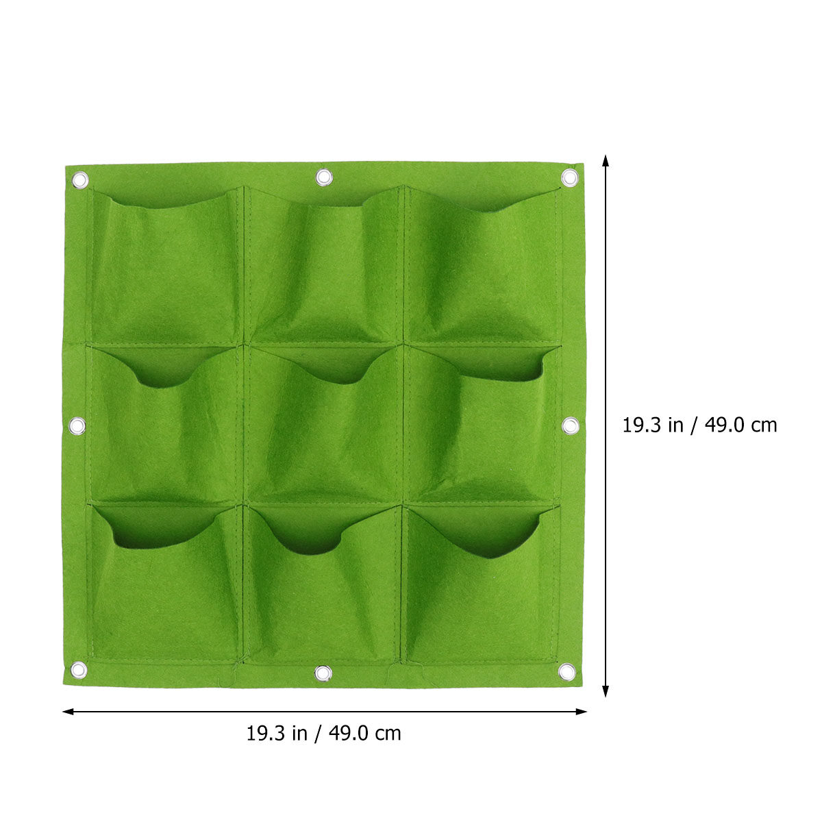 Wall Hanging Planting Bag Gree - Vertical Wall Planter ulasan dan harga
