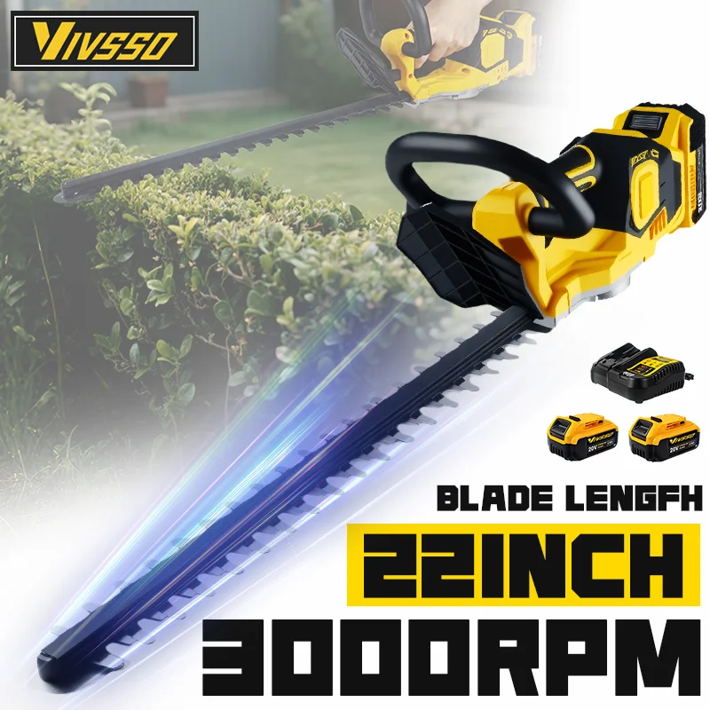 VIVSSO Cordless Electric Hedge - Gardening Tools Basic ulasan dan harga