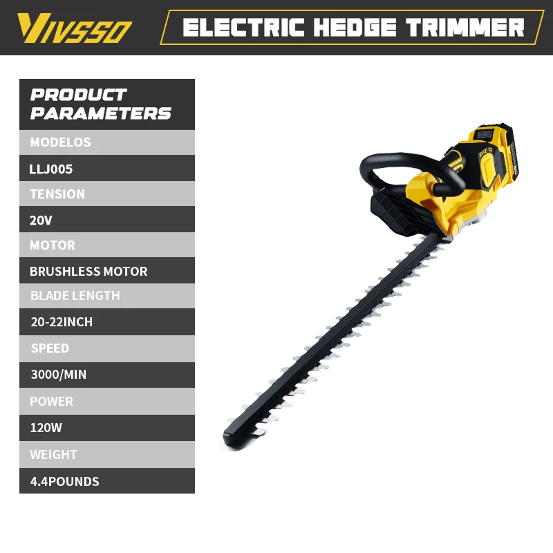 VIVSSO Cordless Electric Hedge - Gardening Tools Basic ulasan dan harga