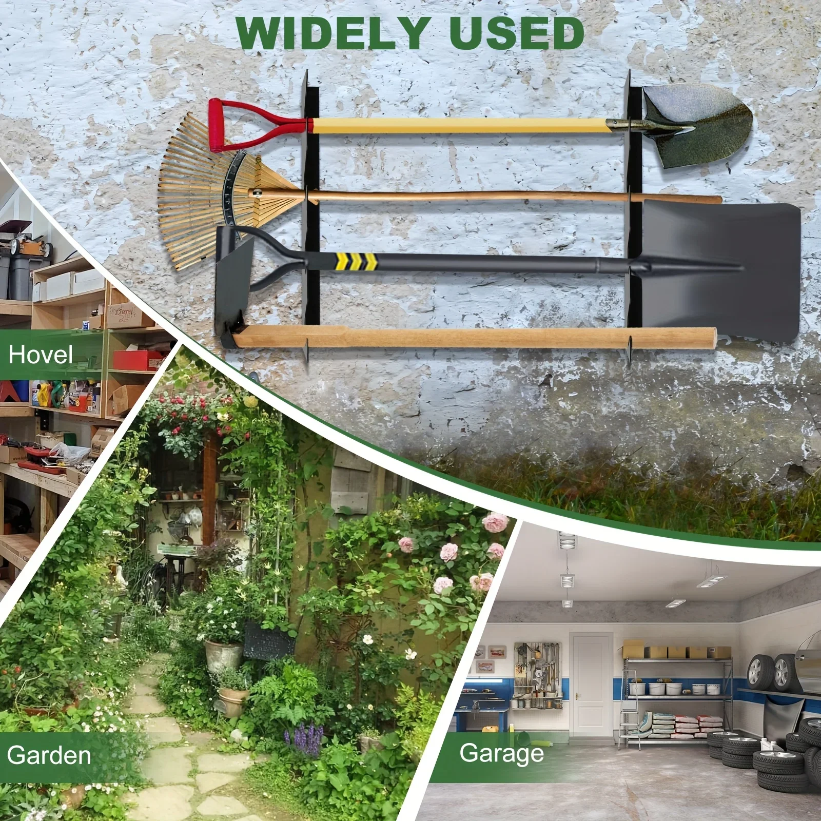 Heavy Duty Metal Garden Tool H - Gardening Tools Rack ulasan dan harga