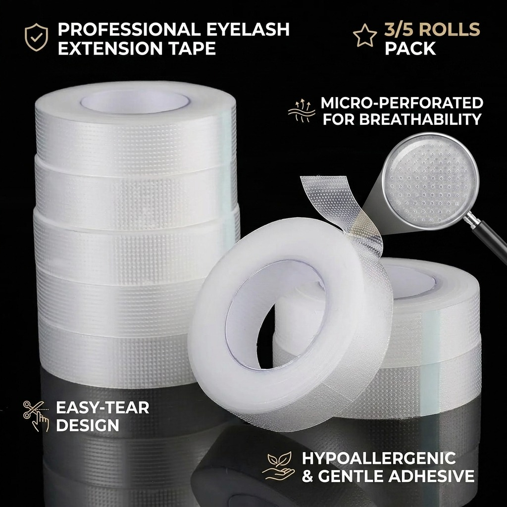 3/5 Rolls PE Lash Tape Breatha - Grafting Tape ulasan dan harga