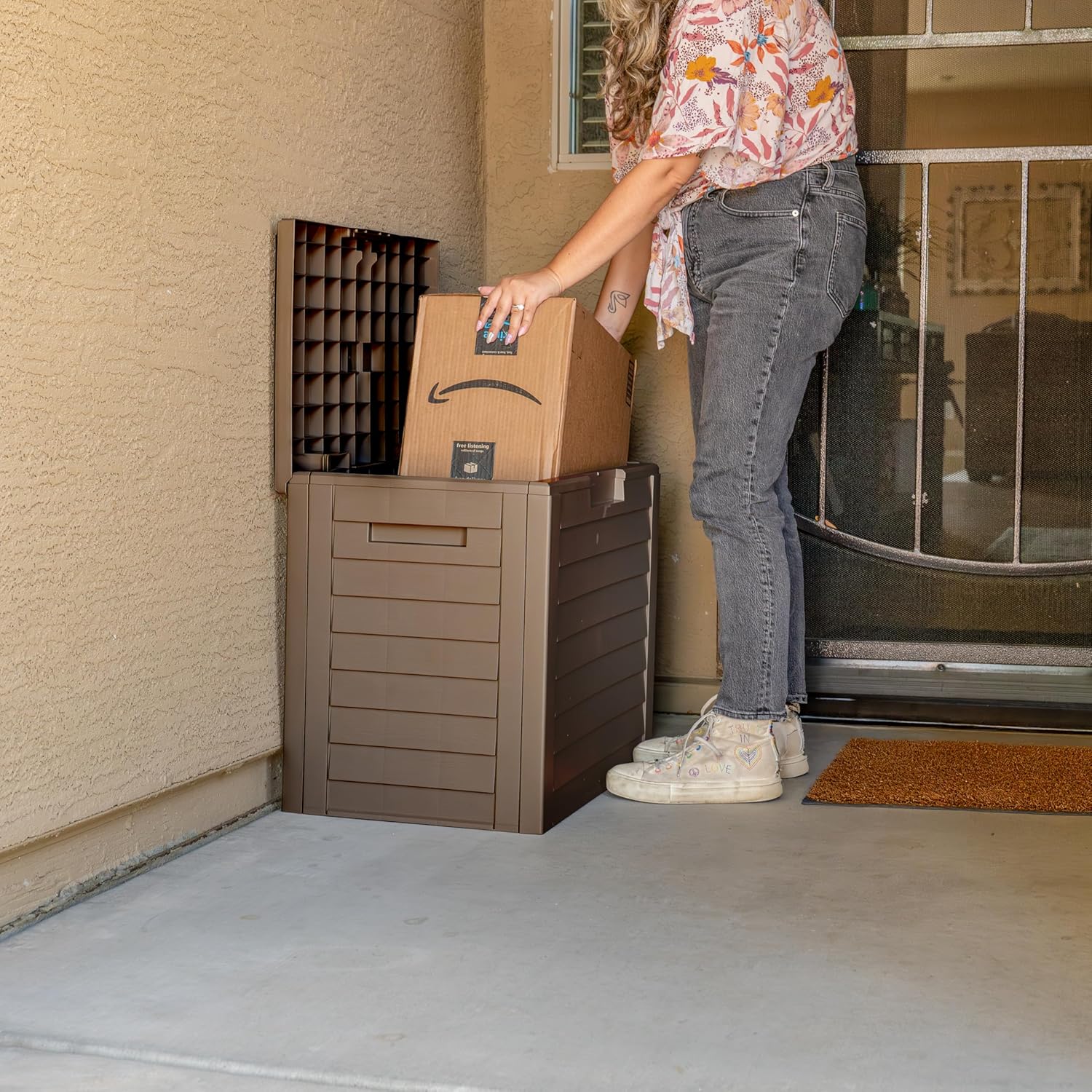 35-Gallon Outdoor Deck Storage - Gardening Tools Images ulasan dan harga