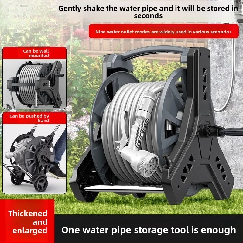 Premium Color Random Hose Reel - Gardening Tools Rack ulasan dan harga