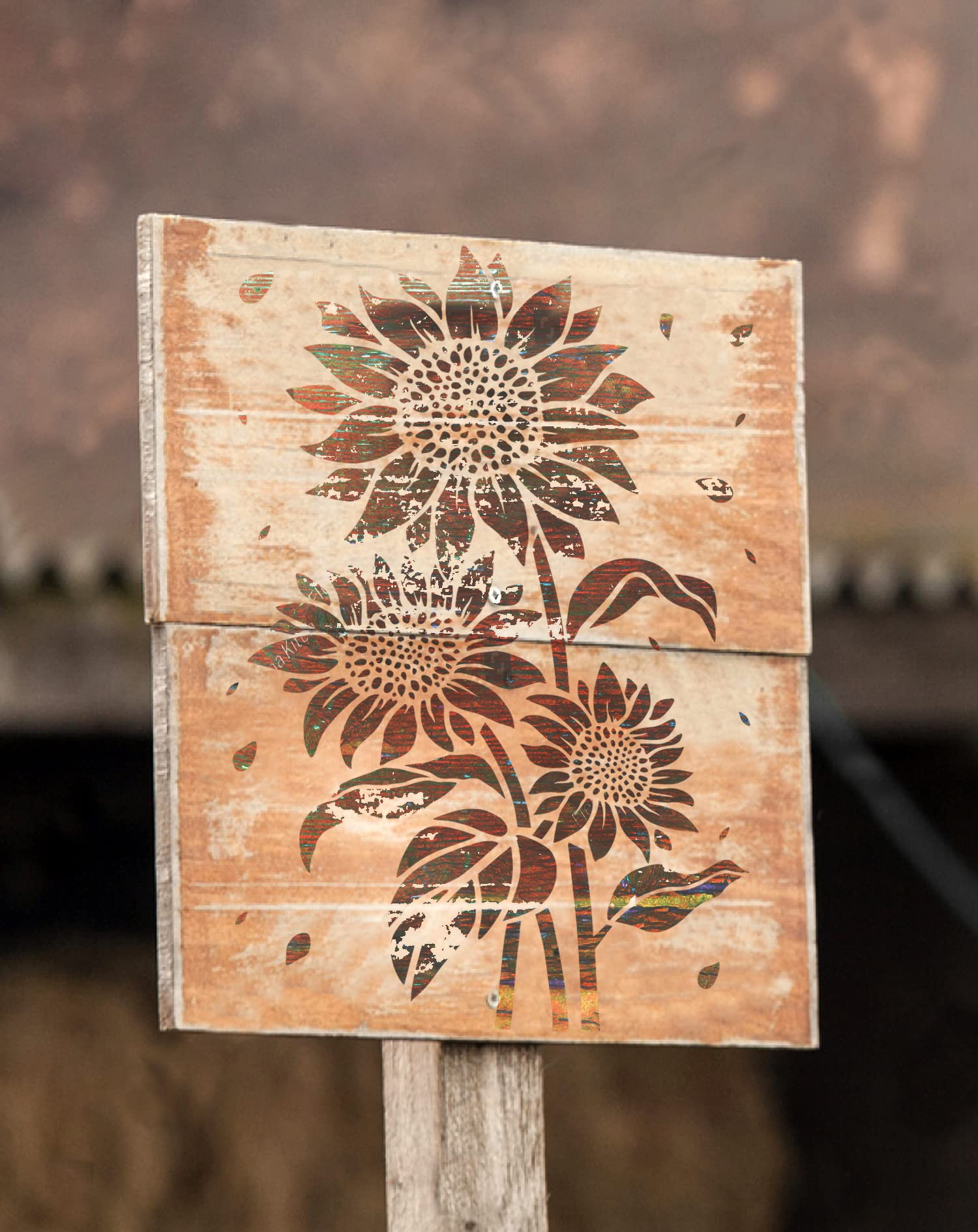 A4 Size Reusable DIY Sunflower - Gardening Tools Sketch ulasan dan harga