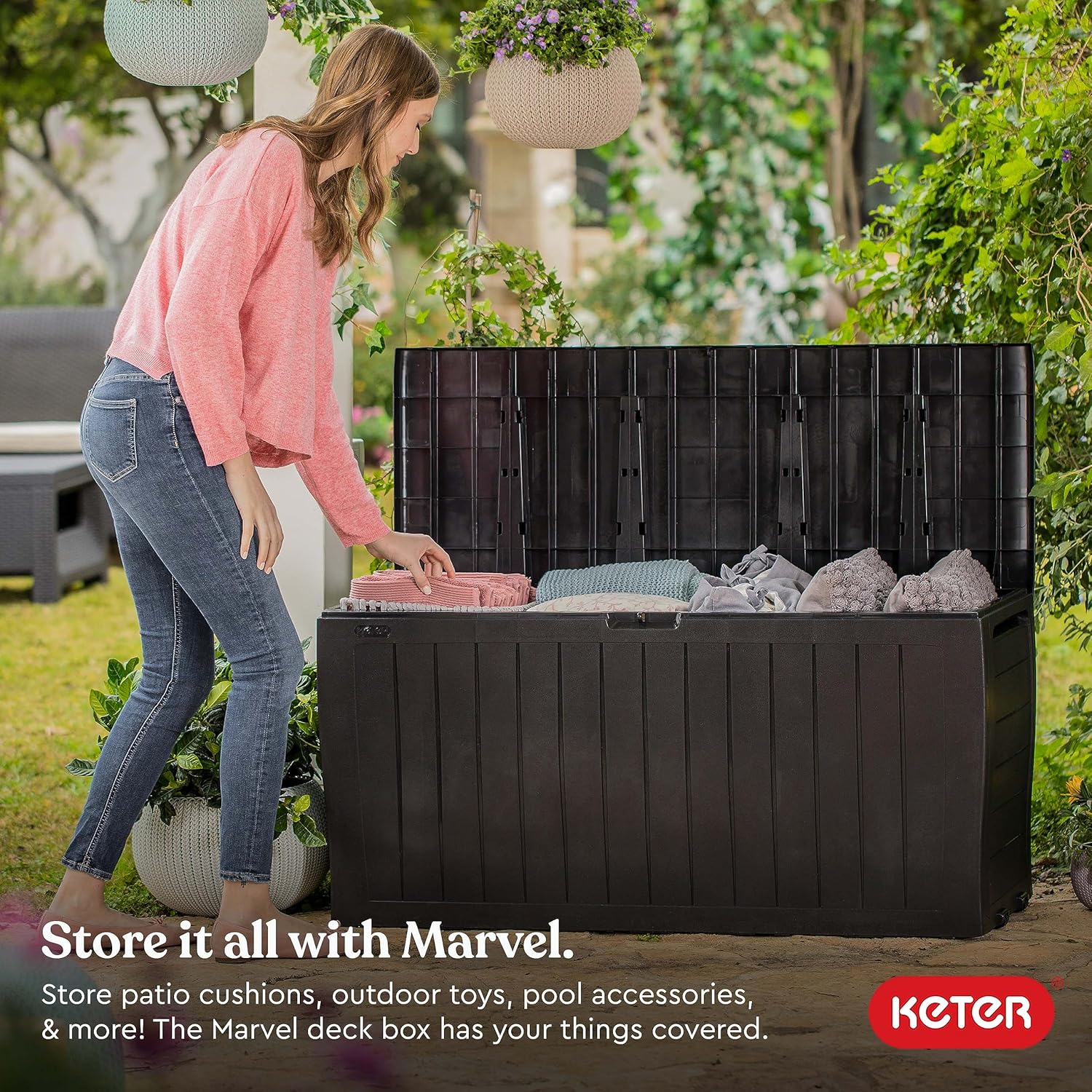 71 Gallon Outdoor Storage Box  - Gardening Tools Images ulasan dan harga