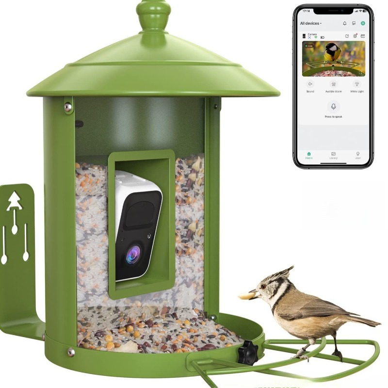 AI intelligent bird feeder wit - Gardening Tools Definition ulasan dan harga