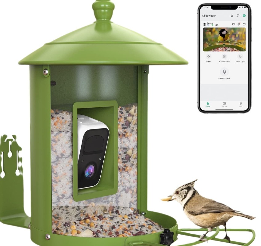 AI intelligent bird feeder wit - Gardening Tools Definition ulasan dan harga