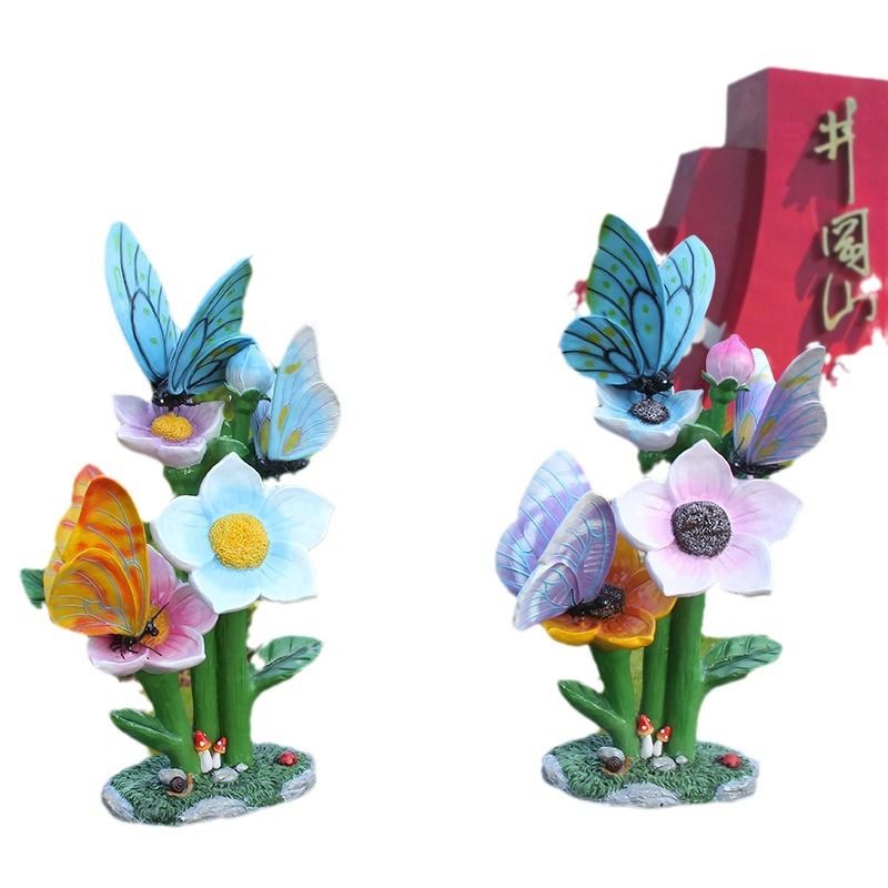 Outdoor butterfly flower sculp - Gardening Tools Sketch ulasan dan harga