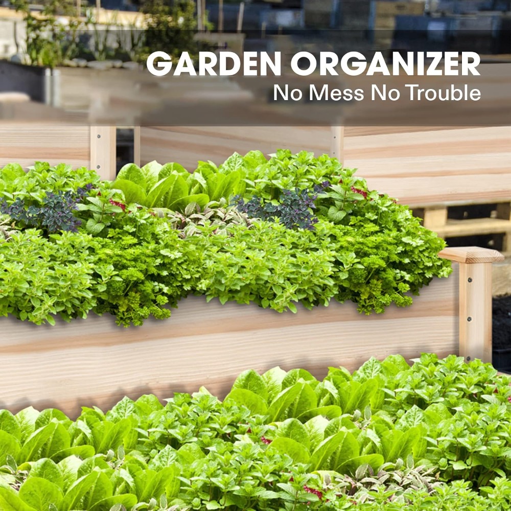 3-Tier Raised Garden Bed Outdo - Gardening Tools Images ulasan dan harga