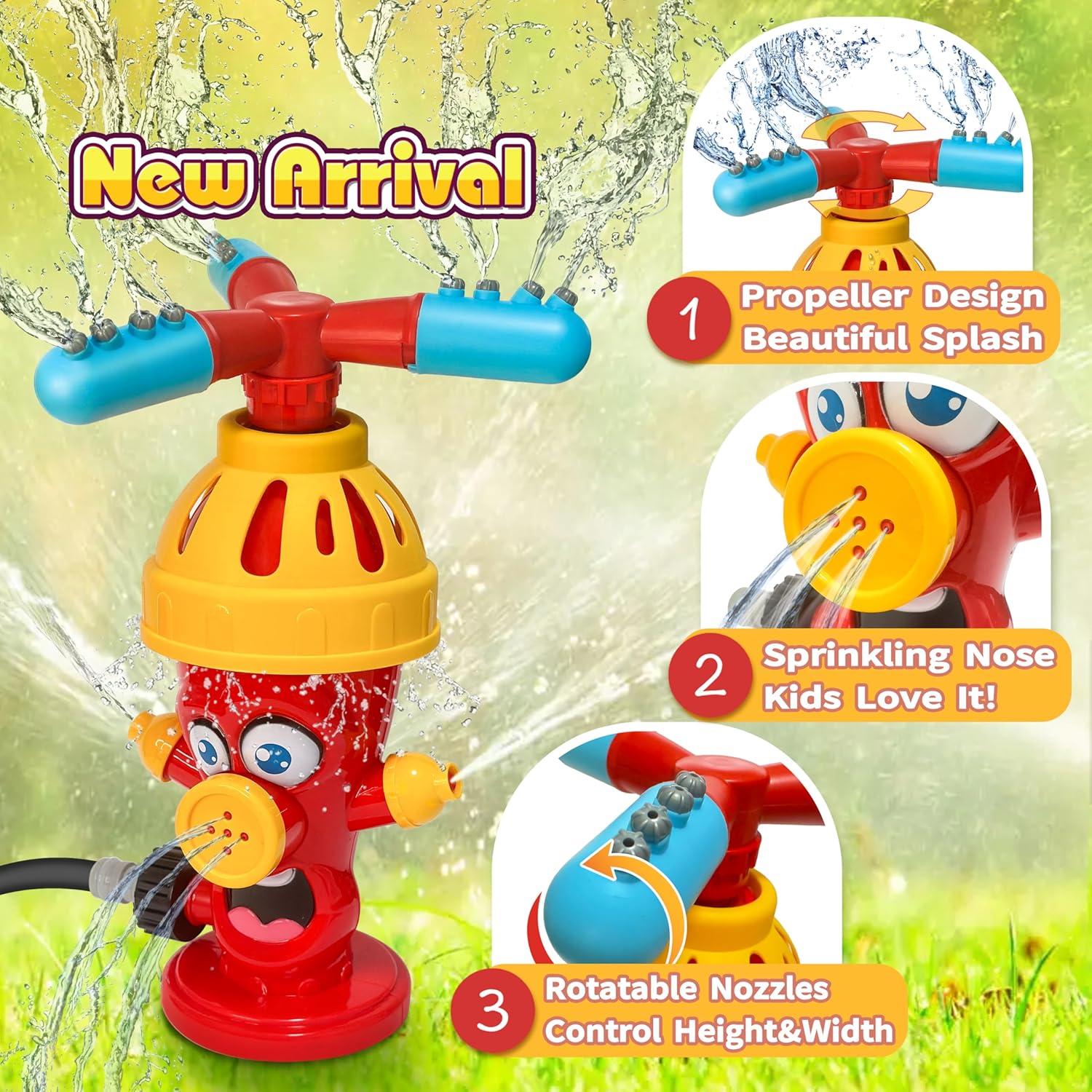 Water Spray Toy Hydrant Sprink - Gardening Tools For 3 Year Old ulasan dan harga