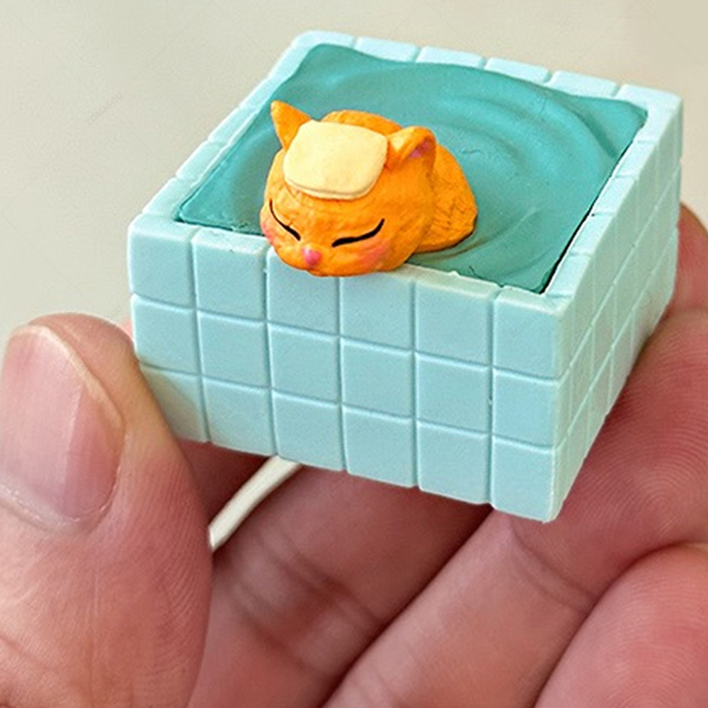 Mini Shower Cat Ornament Minia - Gardening Tools For 3 Year Old ulasan dan harga