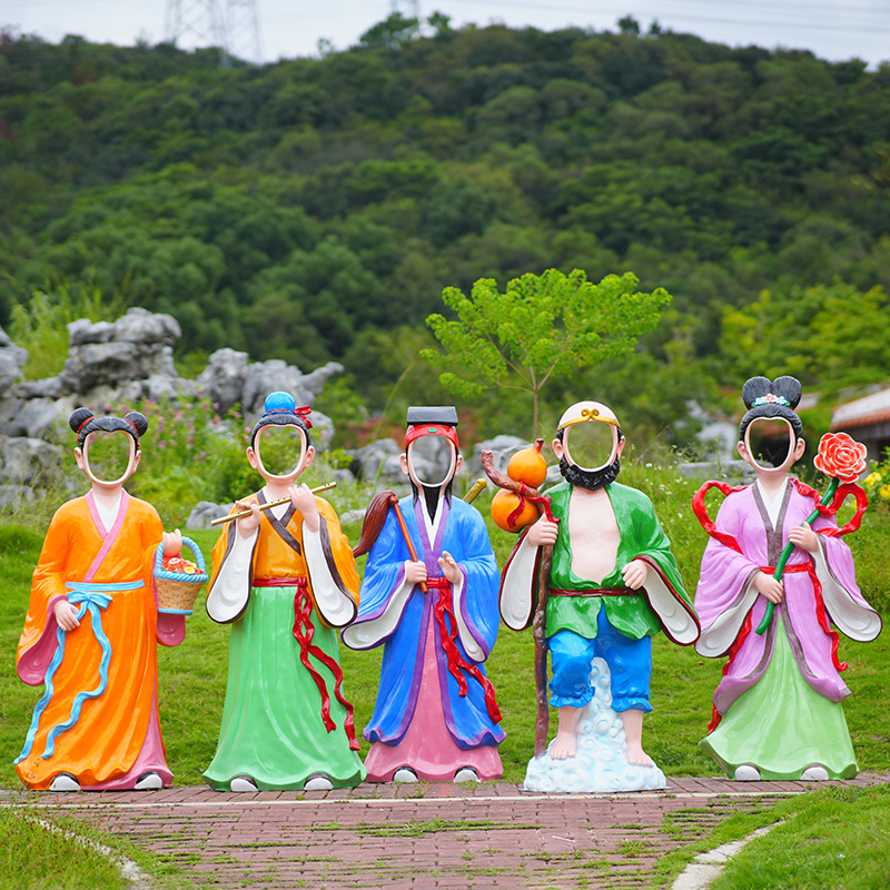 Eight Immortals Crossing the S - Gardening Tools Sketch ulasan dan harga