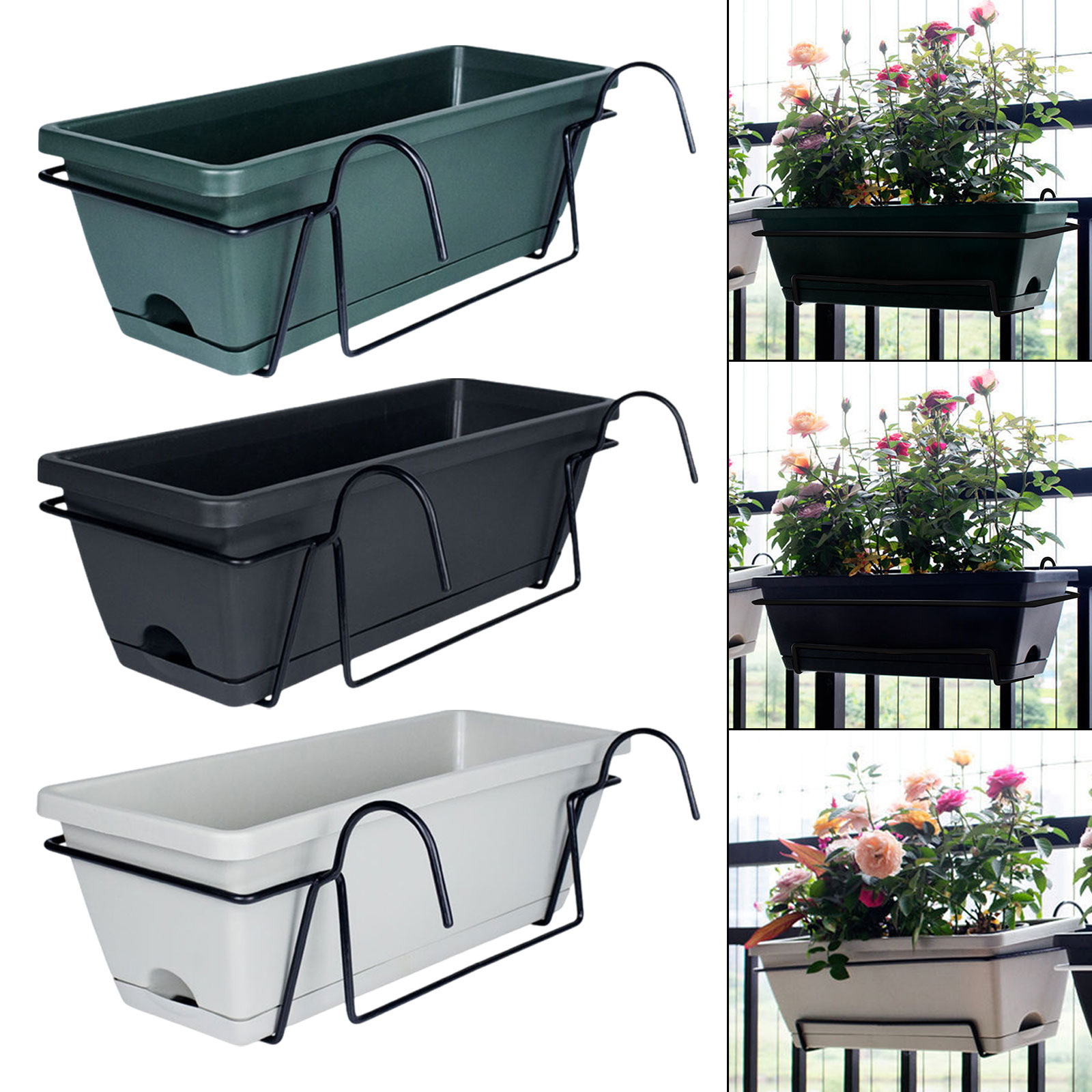 Balcony Railing Planter Plant  - Vertical Wall Planter ulasan dan harga