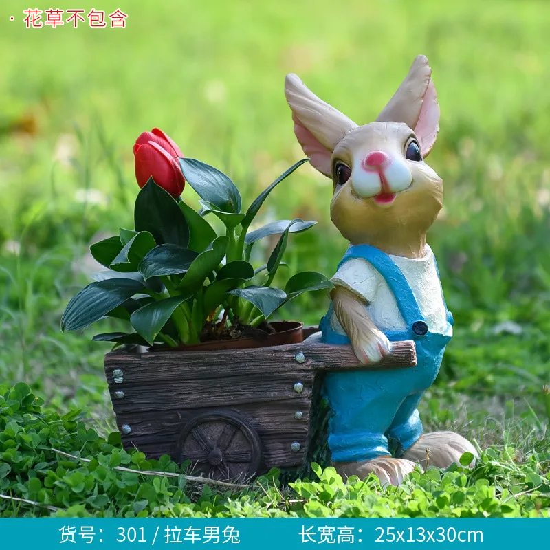 Cartoon rabbit flower pot tank - Gardening Tools Sketch ulasan dan harga
