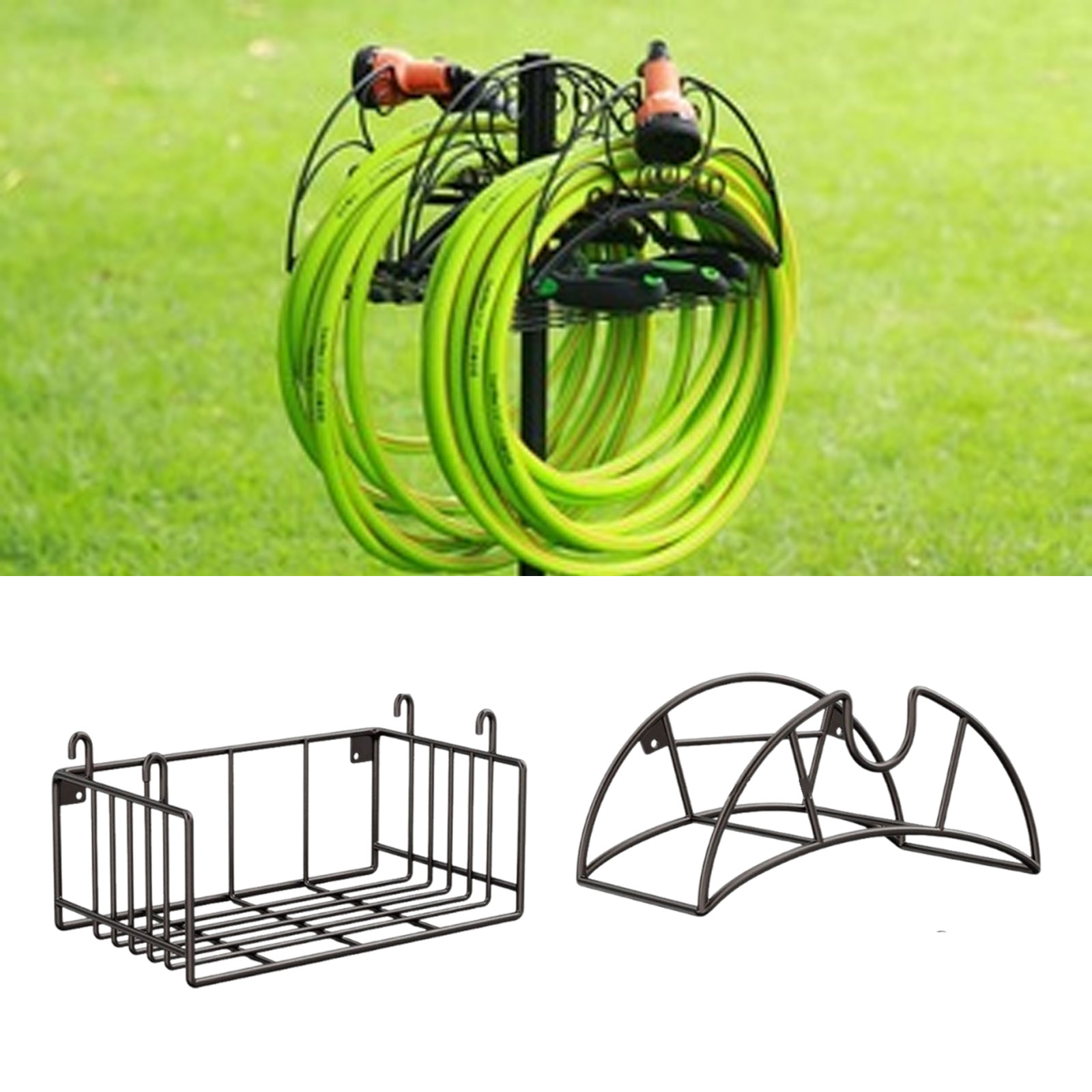 Wall Mount Garden Hose Holder  - Gardening Tools Rack ulasan dan harga