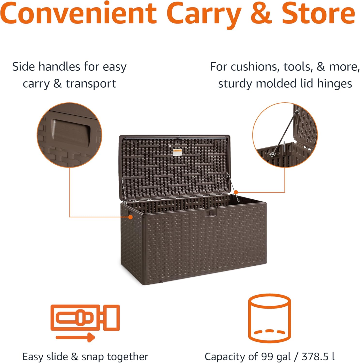 Outdoor Storage Deck Box 99 Ga - Gardening Tools Images ulasan dan harga