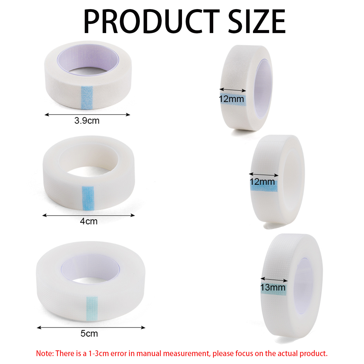 1/3/5 Rolls Eyelashes Extensio - Grafting Tape ulasan dan harga