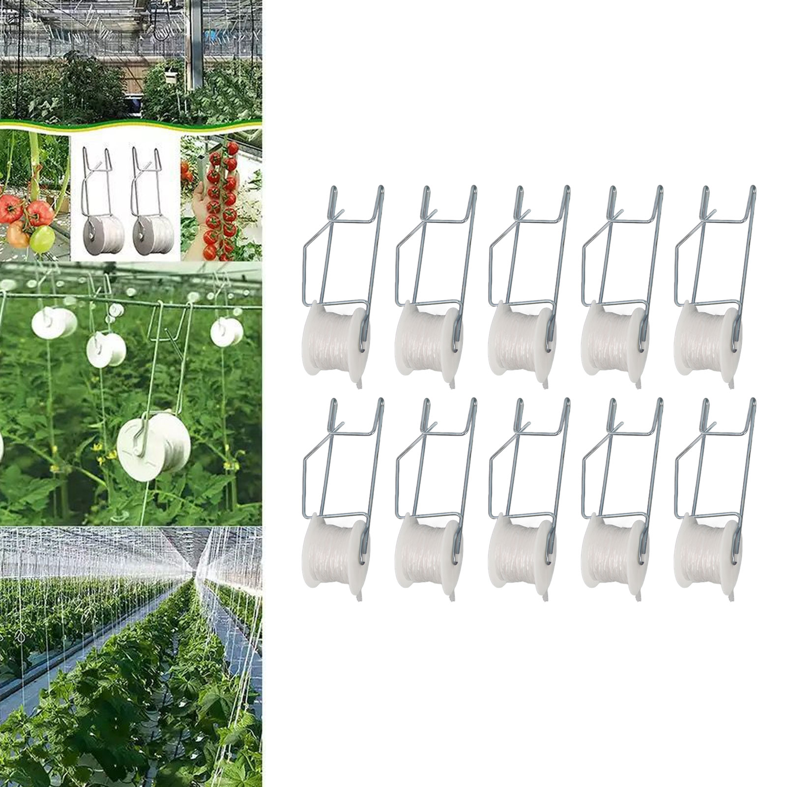 6-50pcs Tomato Support Hooks T - Essential Gardening Tools ulasan dan harga