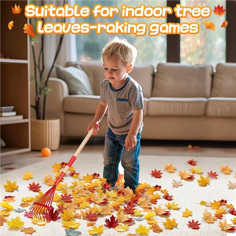 A84X-2X Children's Rake With H - Gardening Tools For 3 Year Old ulasan dan harga