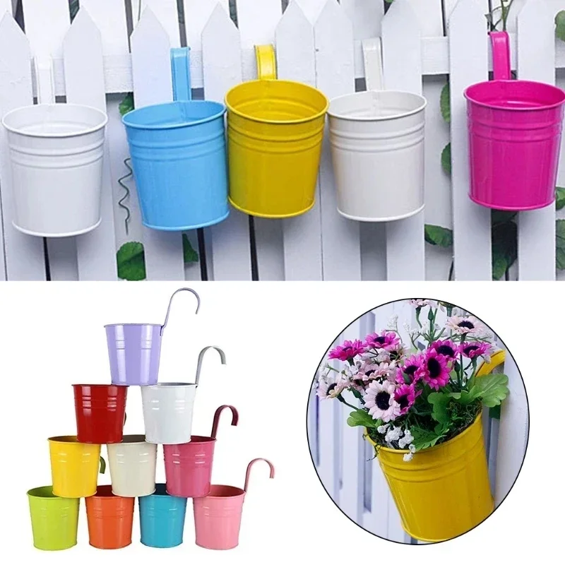 10 Colors Metal Iron Flower Wa - Vertical Wall Planter ulasan dan harga