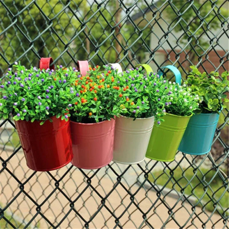 10 Colors Metal Iron Flower Wa - Vertical Wall Planter ulasan dan harga