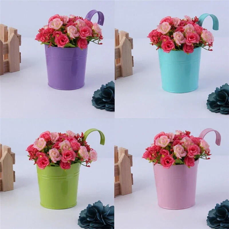 10 Colors Metal Iron Flower Wa - Vertical Wall Planter ulasan dan harga